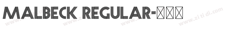 Malbeck Regular字体转换 Malbeck Regular字体转换